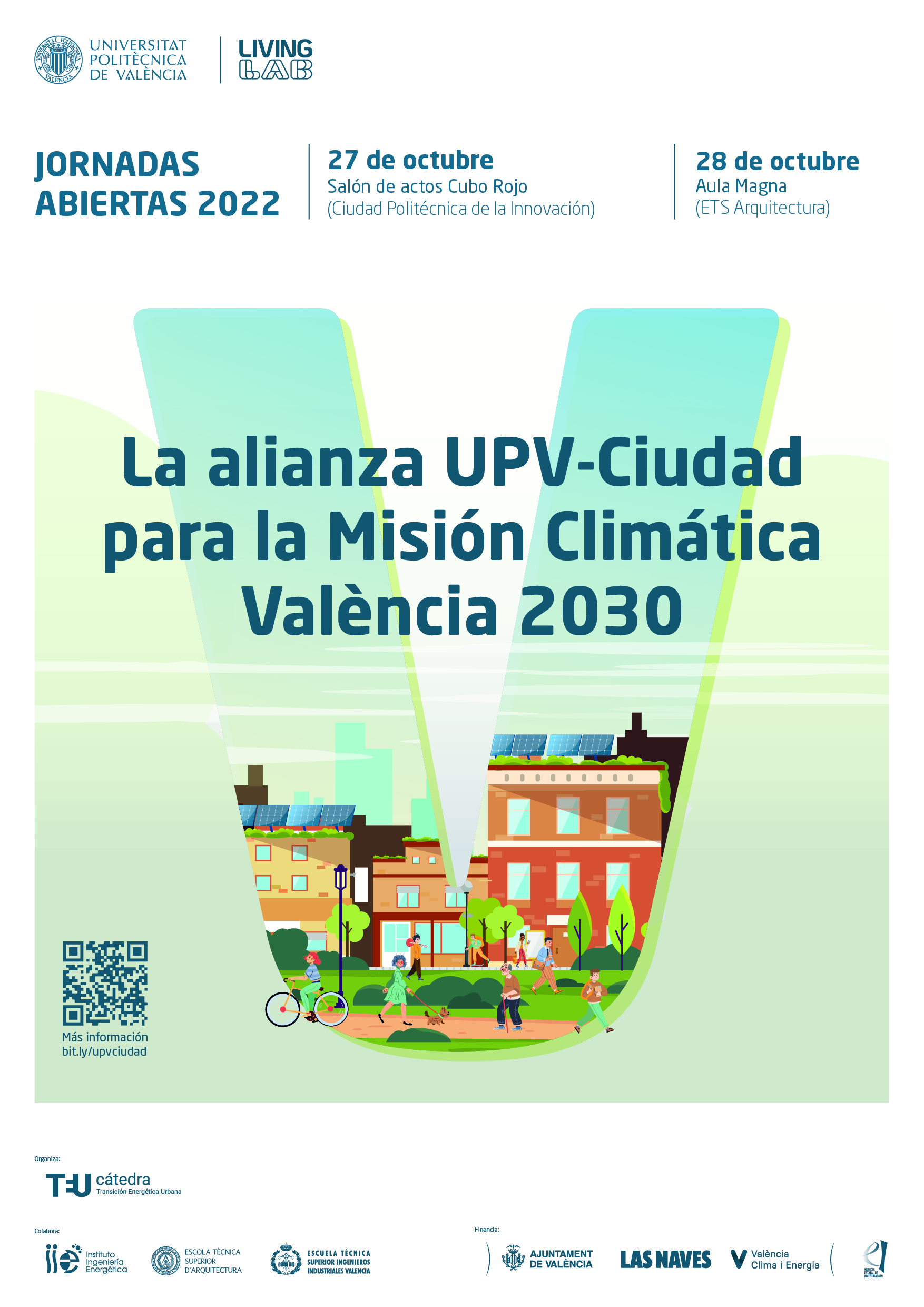 27-28 Octubre: Jornadas «La alianza UPV-Ciudad para la Misión Climática València 2030»